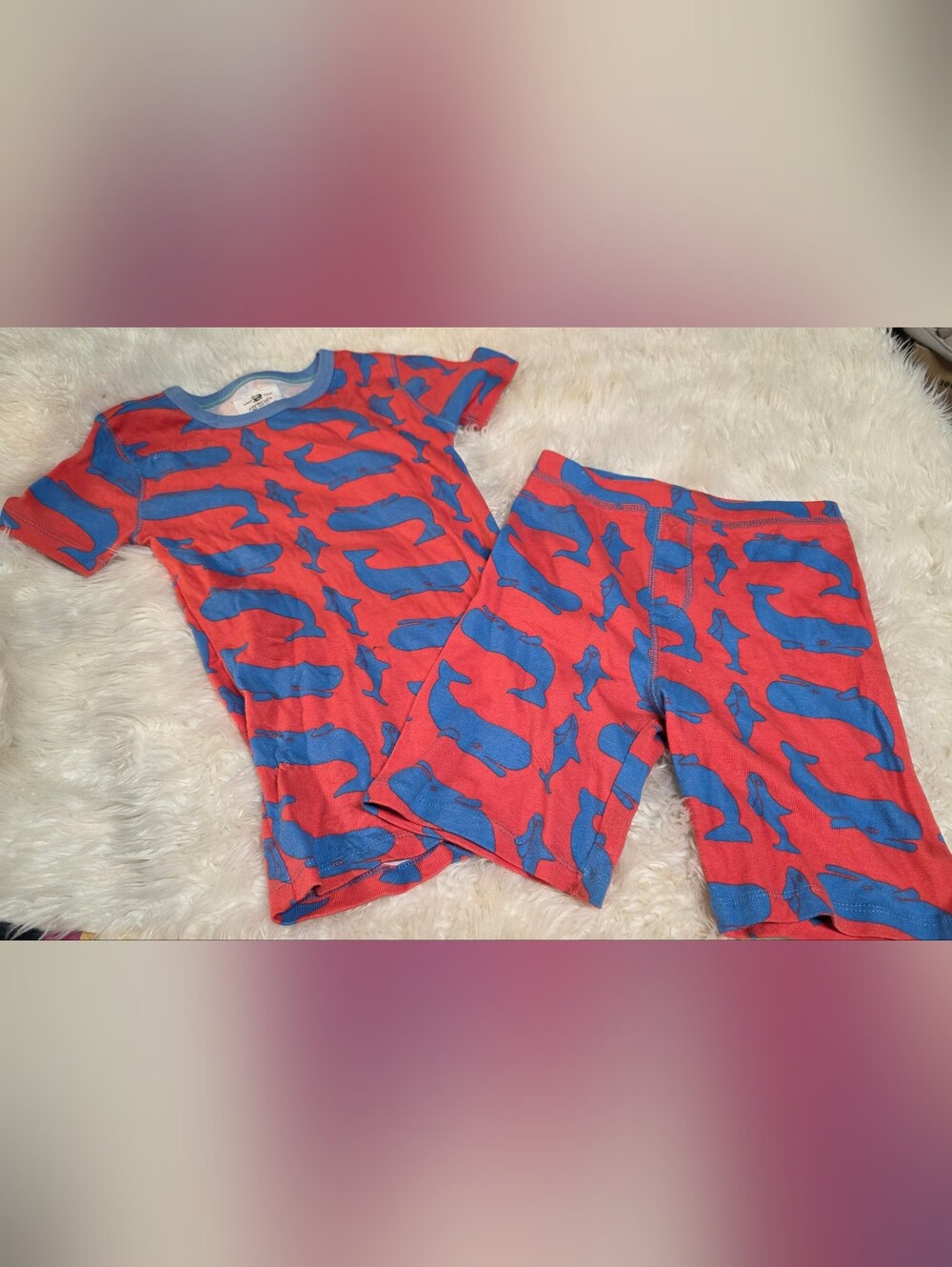 Crewcuts Kids Whale Print Pajama Set